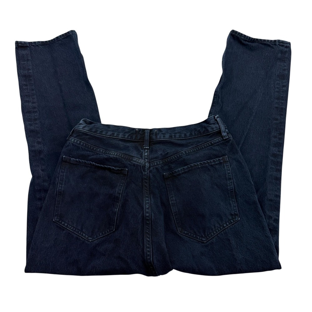 AGOLDE Jeans Womens 28 Blue Mom High Rise Relaxed Button Fly Dark Wash Denim